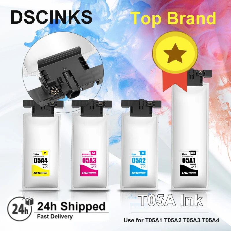 

AU version T05A T05A1 T05A2 T05A3 T05A4 Ink cartridge For Epson WF-C878R WF-C879R Printer T05A ink bag wtih chip