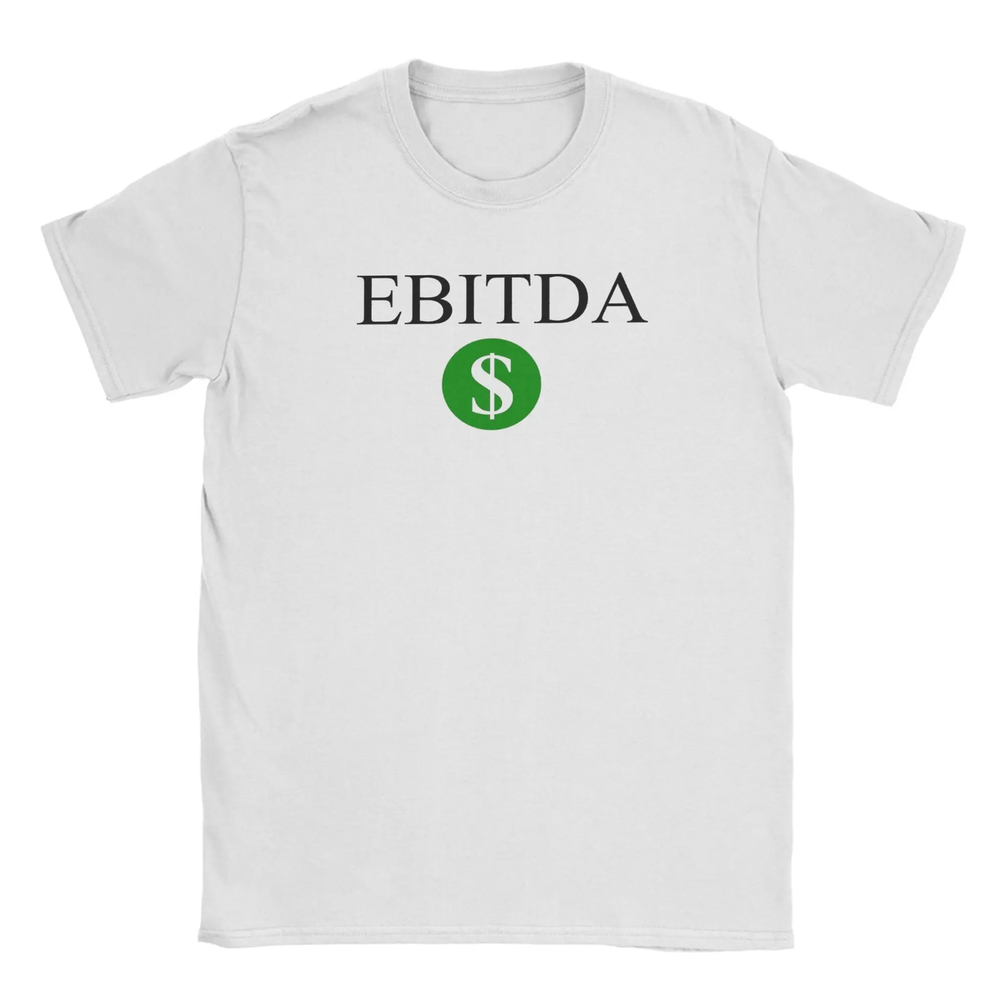 

EBITDA T-Shirt for Men Amazing Pure Cotton Tees Crew Neck Short Sleeve T Shirts Plus Size Clothes