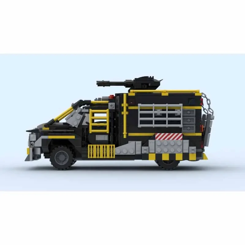 

MOC-195909 Armed Police Car Tank Building Block Model 688 Parts Boys' Children Birthday Christmas Building Block Toy Gift