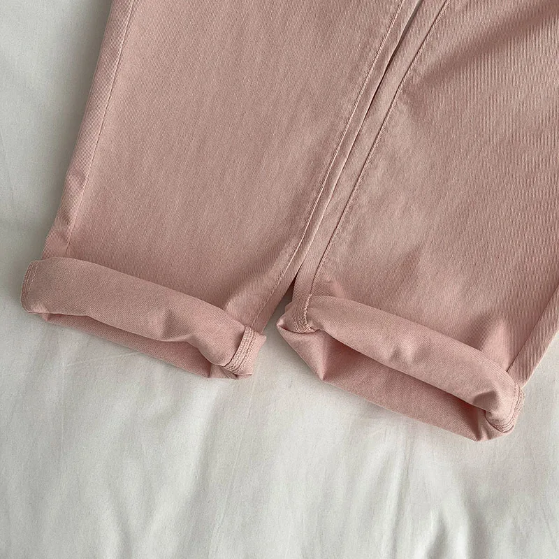 

Повседневные универсальные модные цветные простые джинсы, женские летние новые узкие широкие длинные брюки с высокой талией, дизайн с несколькими карманами