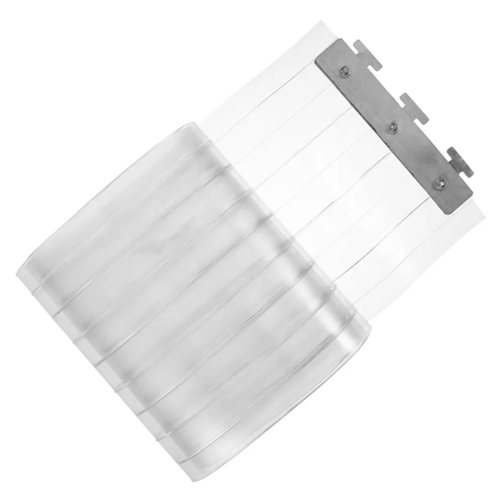 Plastic Door Curtain Strip Replacement Stainless Steel Wind Insulation for Supermarket Kitchen Freezer Cooler Doorway Curtain