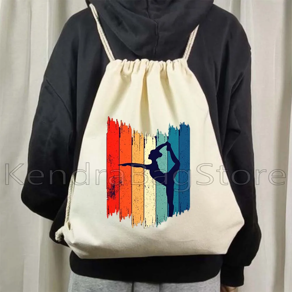 Liebe Turnerin Gymnastik Sport Yoga Pilates Pole Dance Tumblin Kordelzug Taschen Fußball Rucksack Gym Sackpack Geschenke String Bag