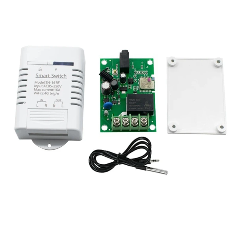 

A22R-Switch Temperature Humidity Monitor Meter With Sensor Cable,Smart Home Automation Kit