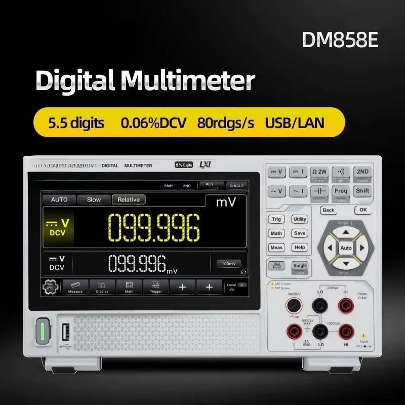 Digital Multimeter Voltage Frequency Temperature Measurement Fast Measurement Data Logging Type-C Power