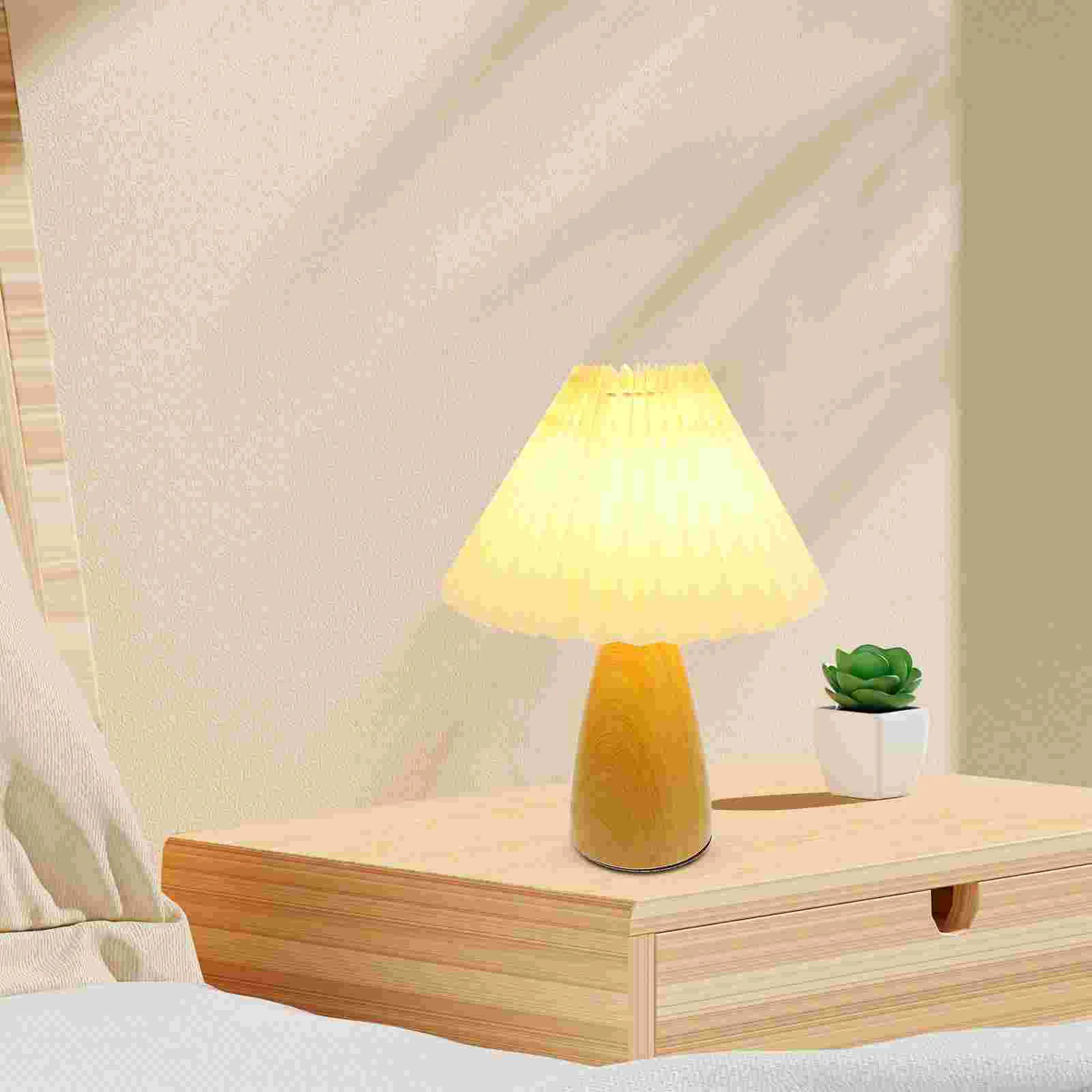 Bedside Lamp Nightlight Desk Nursery Small Party Decorations Cute for Room Aesthetic Lamps Bedroom Cloth Teen Girls