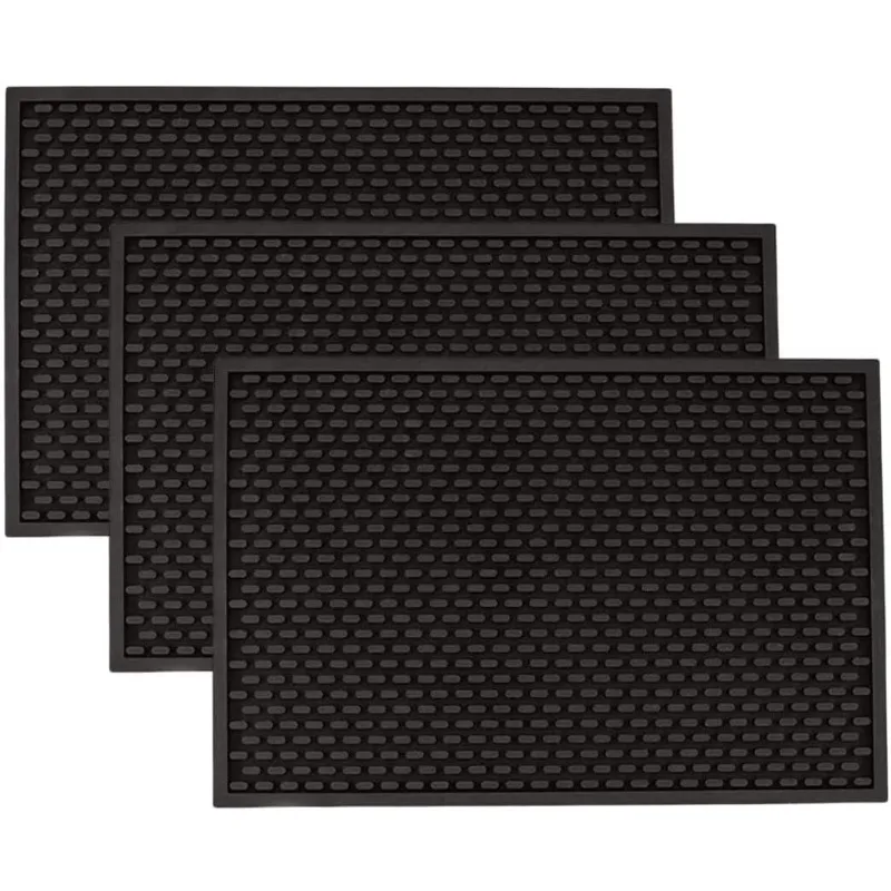 

Heavy Duty Bar Mat – Food-Safe Silicone Mat – Bar Mats for Bartending & Coffee - Commercial Strength Bartender Accessories