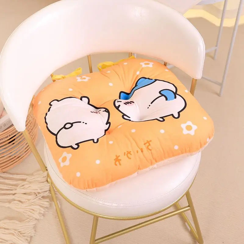 2024 New Kawaii Chikawas Cushion Japanese Anime Chikawa Bear Seat Cushion Backrest Dormitory Office Non-slip Chair Cushion