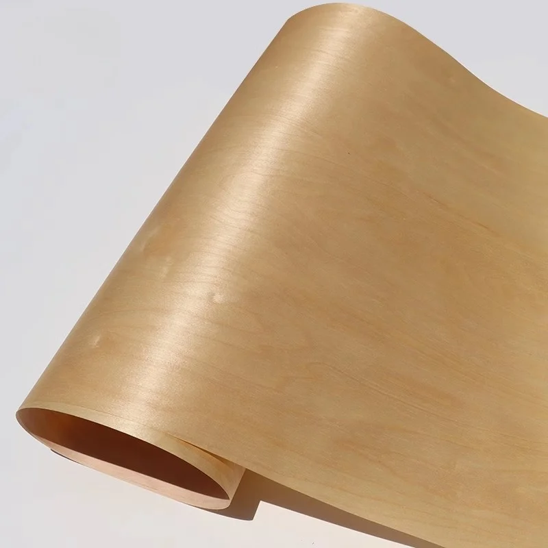 58x250cm T0.25mm Veneers For Wooden Door Birch Natural Wood Veneer Furniture Decoration Wood Veneer