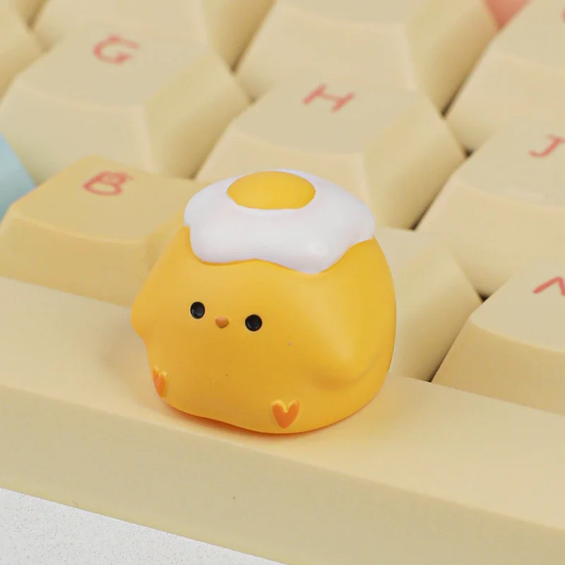 Cartoon Cute Chicken Keycaps Customized Single ESC Game Mechanical Keyboard Accessories Personalized Gift Keycaps