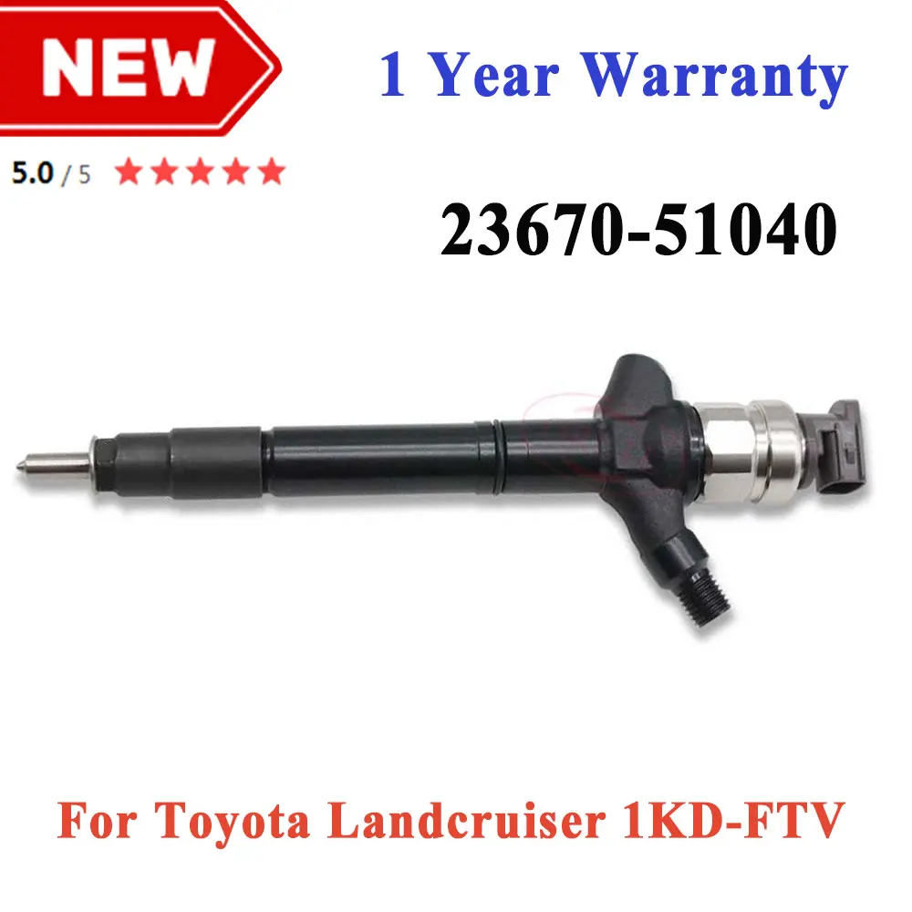 2367051040 Diesel Common Rail Injector 23670-51040 095000-8060 095000-9770 For TOYOTA LAND CRUISER 1VD-FTV 23670 51040