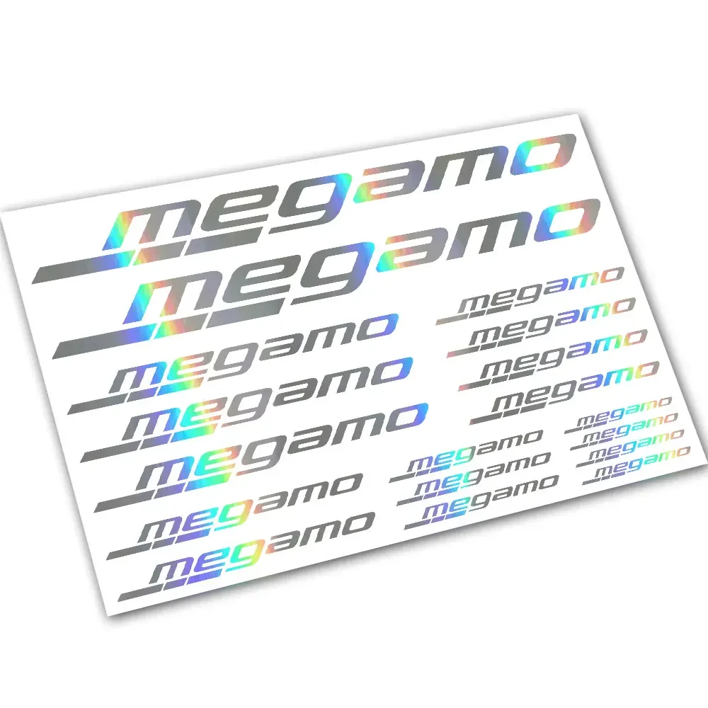 For Megamo Bike Frame Replacement Decals Sticker Kit