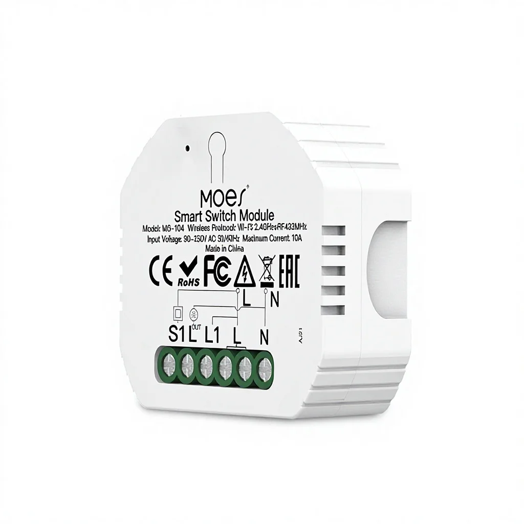DIY Smart Switch Relay Module, Battery Monitoring, Smart Life App Remote Control 10A 16A Compatible with Alexa Google Home