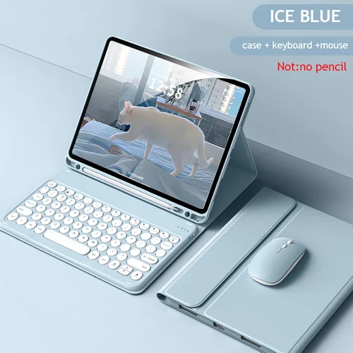 Imagen 1 del producto Fundas de teclado para iPad Funda de teclado para iPad 9a 10a 10,9 Generación Pro 12,9 11 pulgadas Air 5 4 2022 10,2 8a 7a Funda mágica