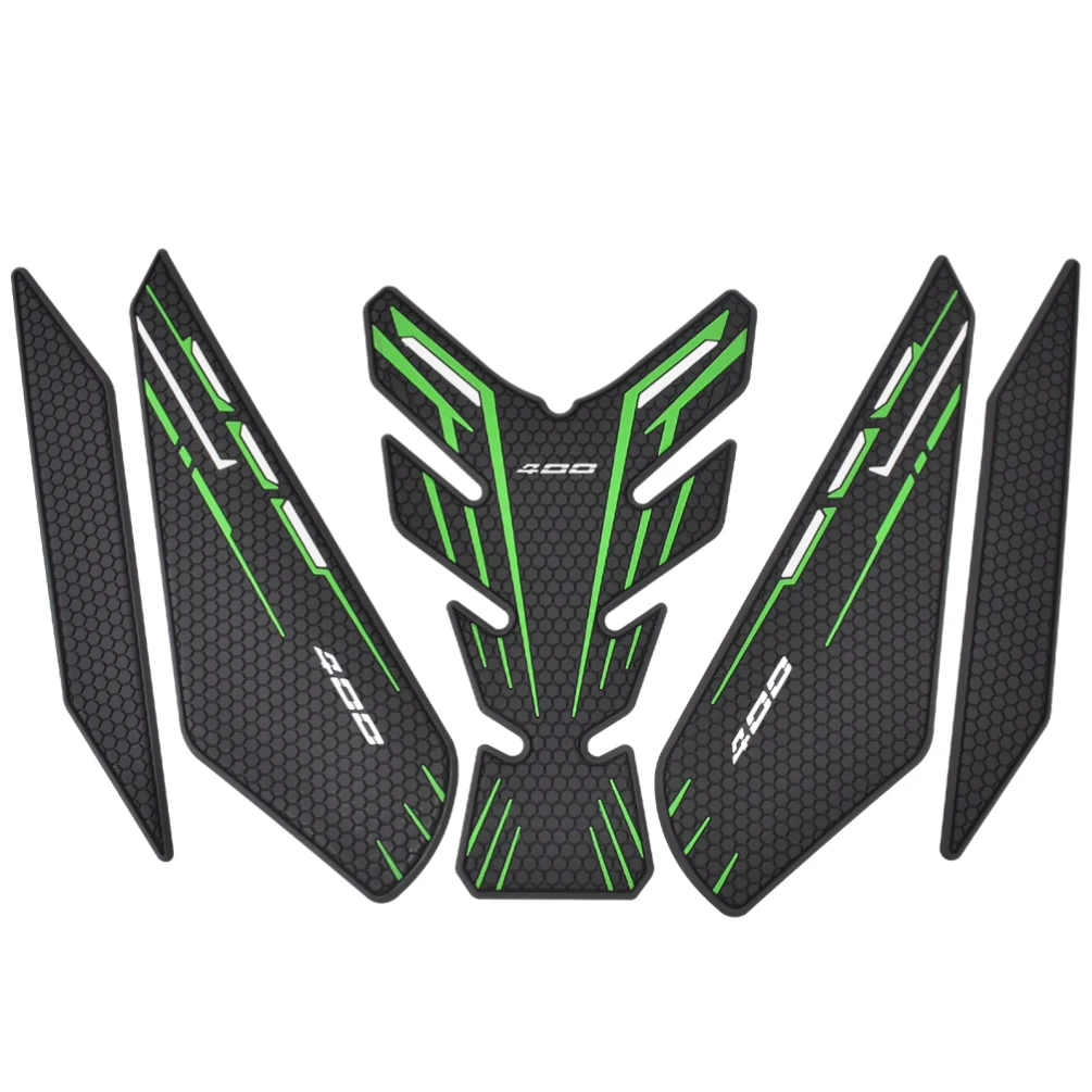 Ninja400 Z400 Anti Slip Fuel Tank Stickers Gas Cap Oil Protect Pad For Kawasaki Ninja 400 2019-2024 2023 Motorcycle Accessories