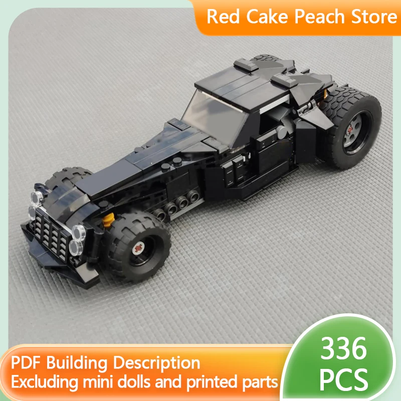 

Модель скоростного гоночного автомобиля MOC, строительные кирпичи, черная военная машина, модульная технология, детские праздничные подарки, сборные игрушки, костюм