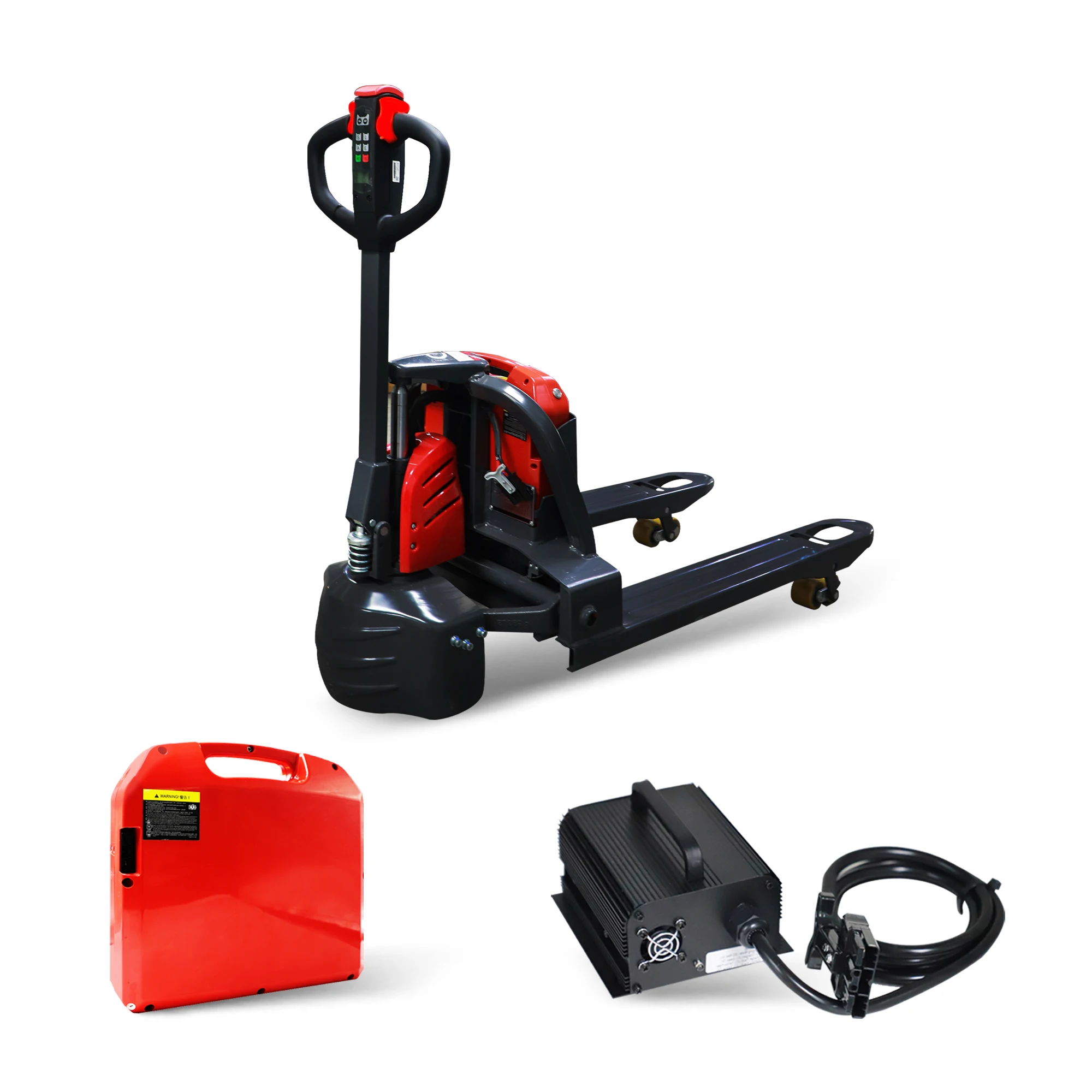 

JIALIFT 4400LBS Fully Electric Pallet Jack Truck with 48V Lithium Battery 45" x 27" Fork Size Material Handling Equipment