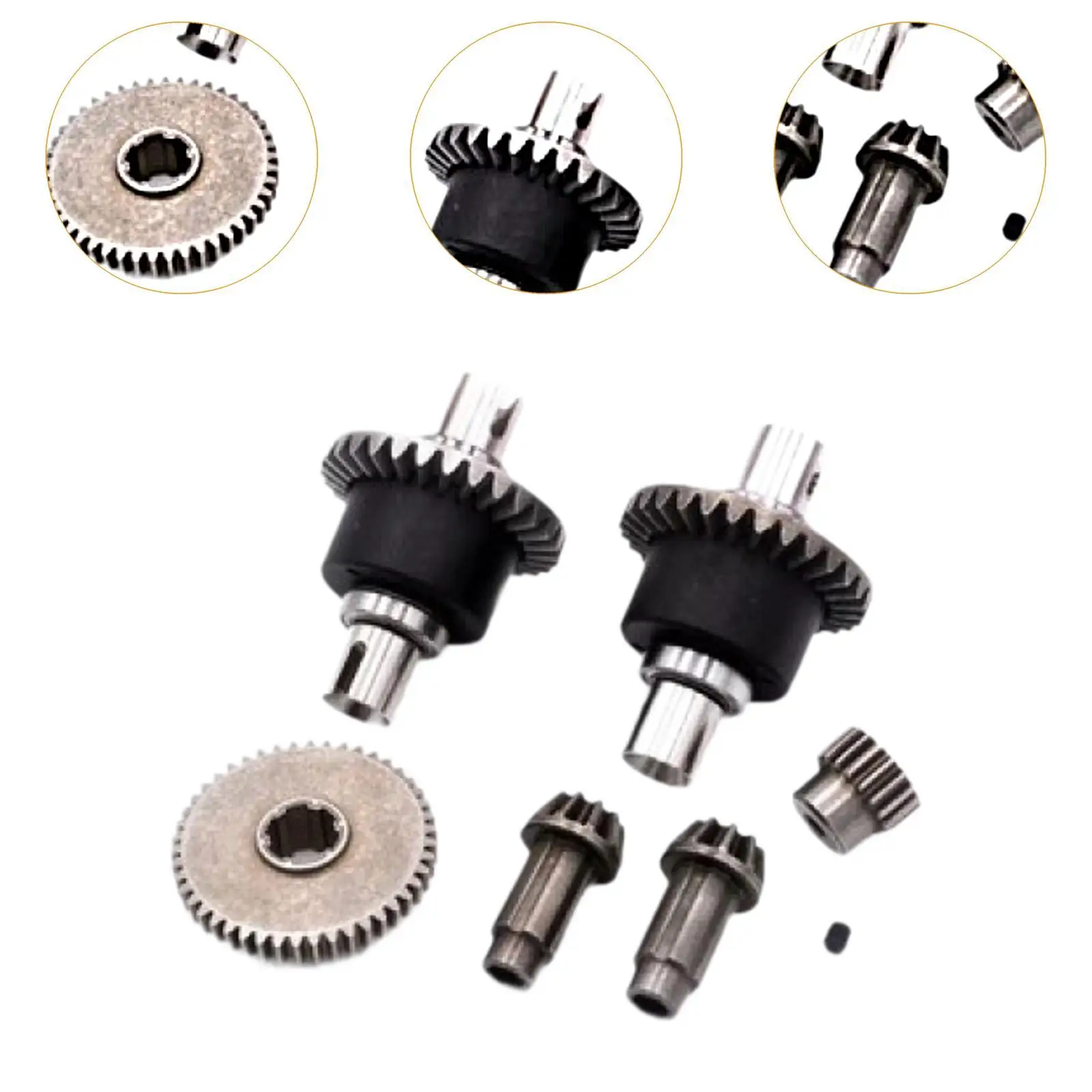 RC Differential Gear Complete Update Parts for 16101Pro 16102Pro 1:16 Scale