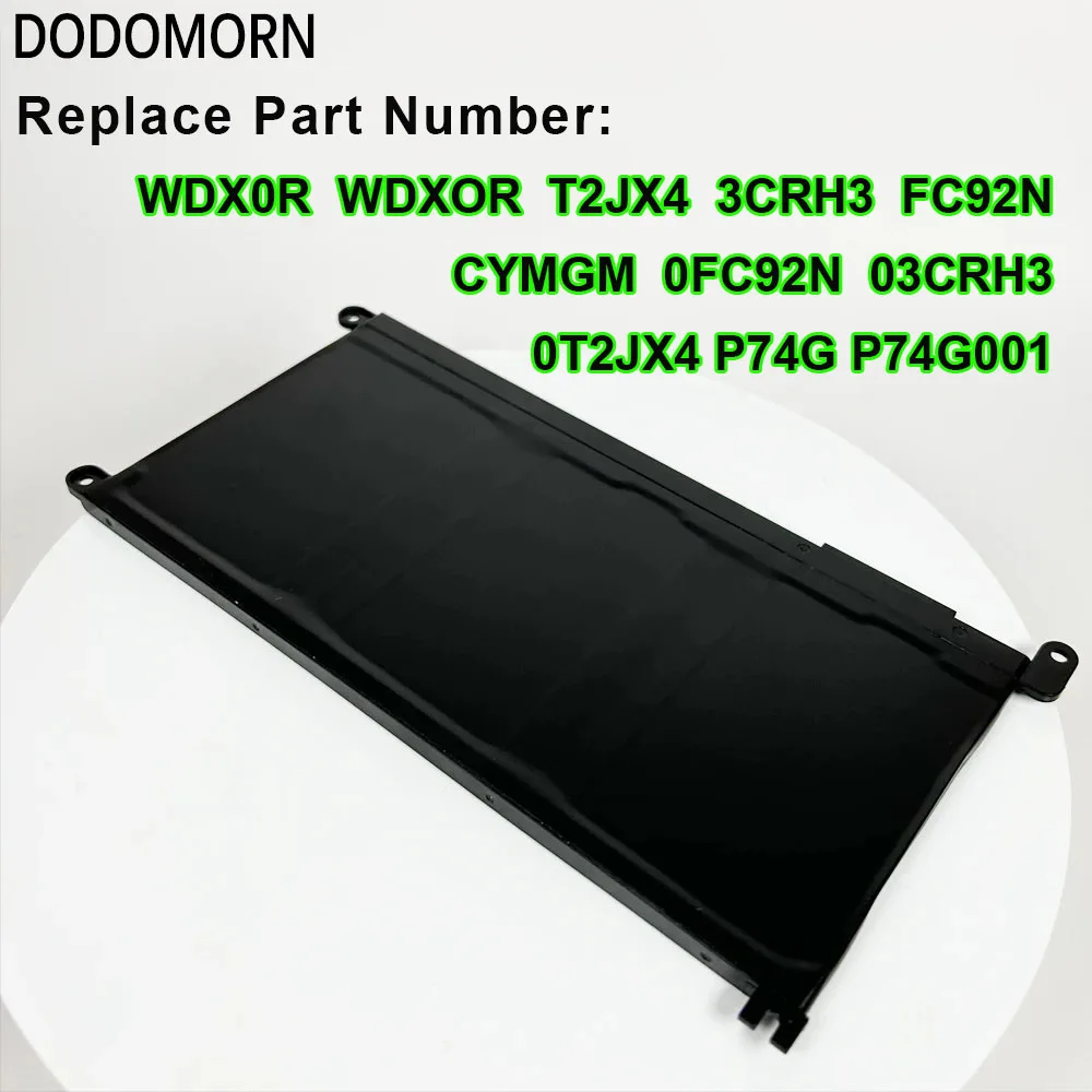 Imagem -02 - Wdxor-bateria do Portátil para Dell Inspiron 13 5368 5378 5379 14 7460 15 5567 Latitude 3480 3490 Vostro 145468 15-5568 Série