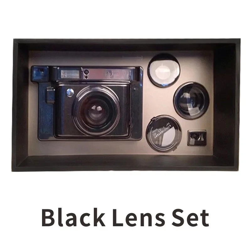 

Wide Black / White / Brown Camera and Lenses