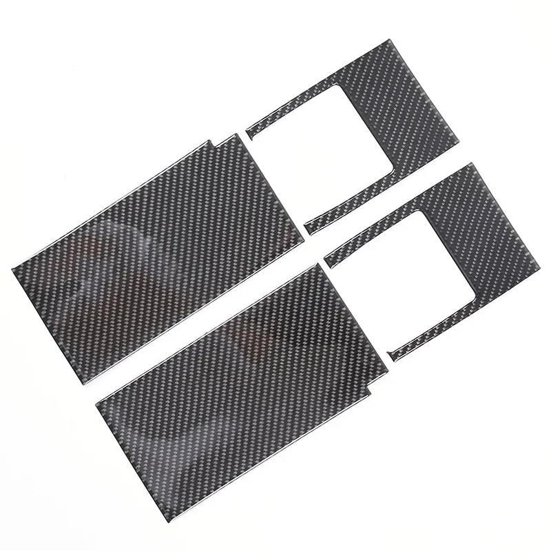 

For Toyota FJ Cruiser 07-21 Soft Carbon Fiber Car Side Air Conditioner Outlet Frame Cover Trim Sticker Interior Car Accessories