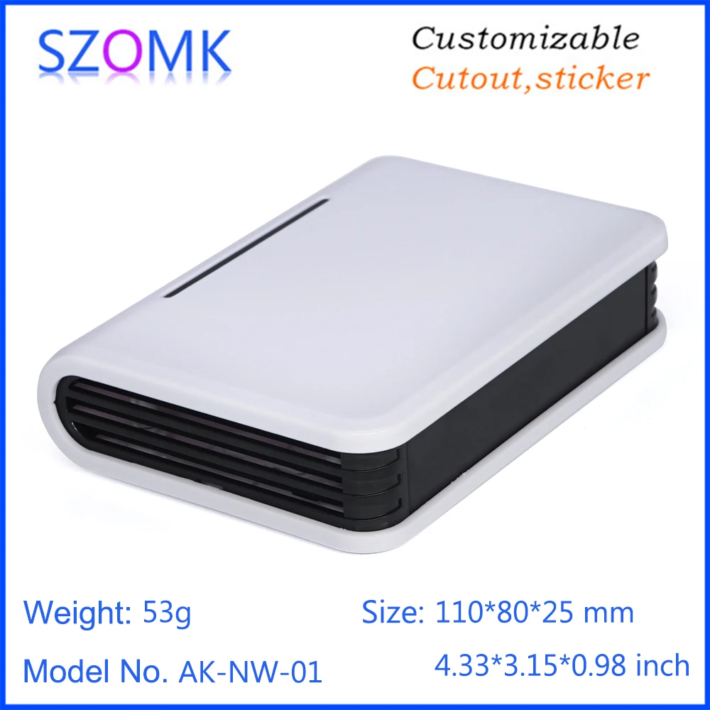 1Piece 110*80*25mm hot sales abs wifi router enclosure plastic electronics box szomk LED distribution enclosure control box