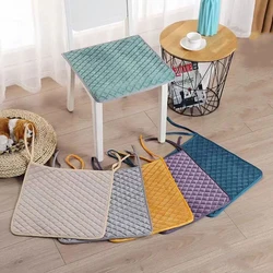 Solid Color Dutch Velvet Seat Cushion, Living Room, Dining Chair, Non-slip Mat, Universal Home Decor, Sitting Pad, Four Seasons