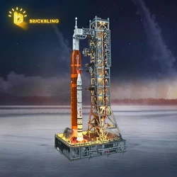 Brick Bling LED light model 10341 is suitable for  Artemis Space Launch System gifts (including lighting accessories only)