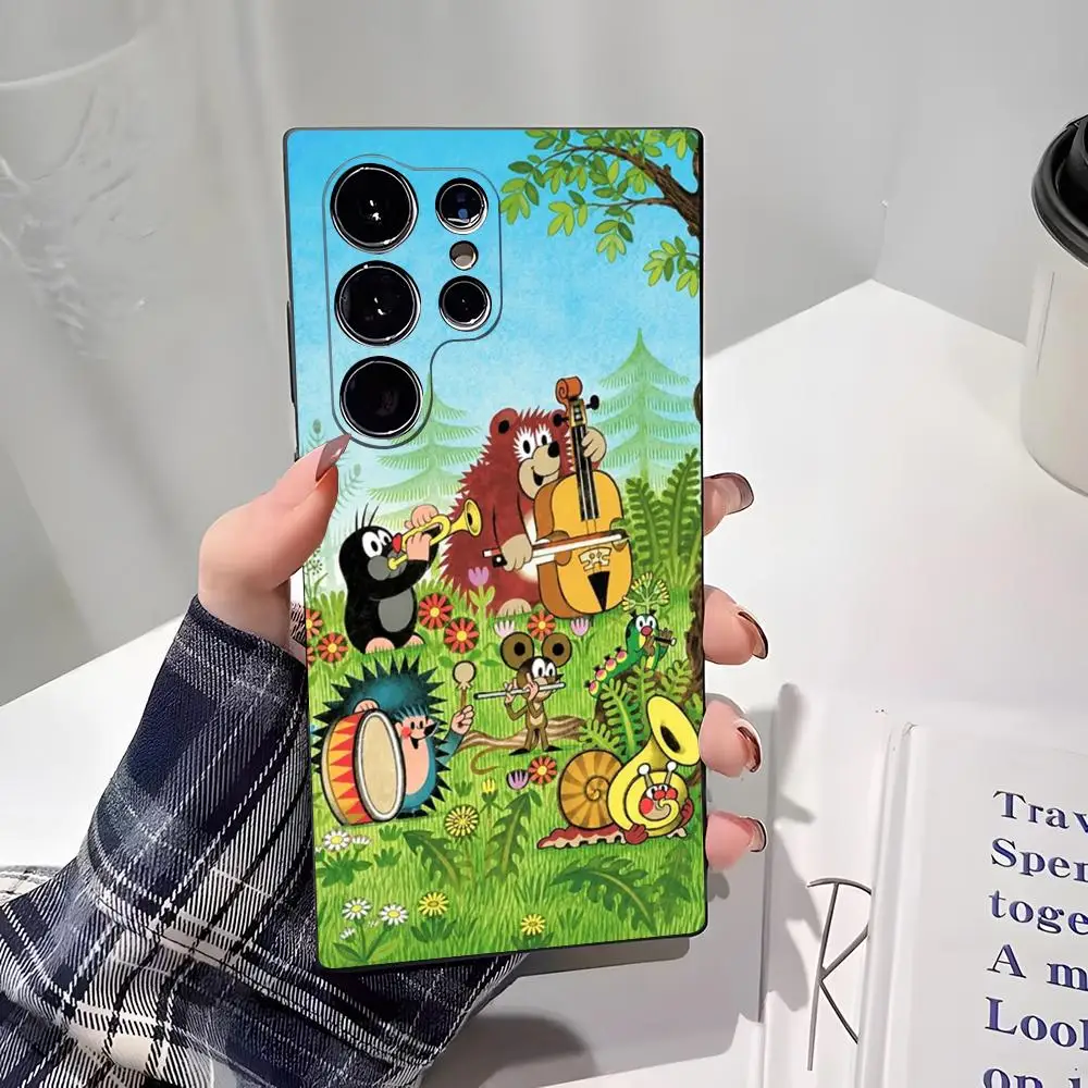 Cute Krtek Phone Case For Samsung S26 S25 S24 S23 S22 Ultra Plus Fe A57 A37 A17 A27 5G Silicon Cover