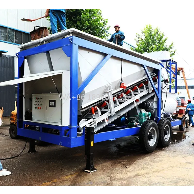 Mini mélangeur humide pour plantes à dosage en béton RMC, approvisionnement d'usine