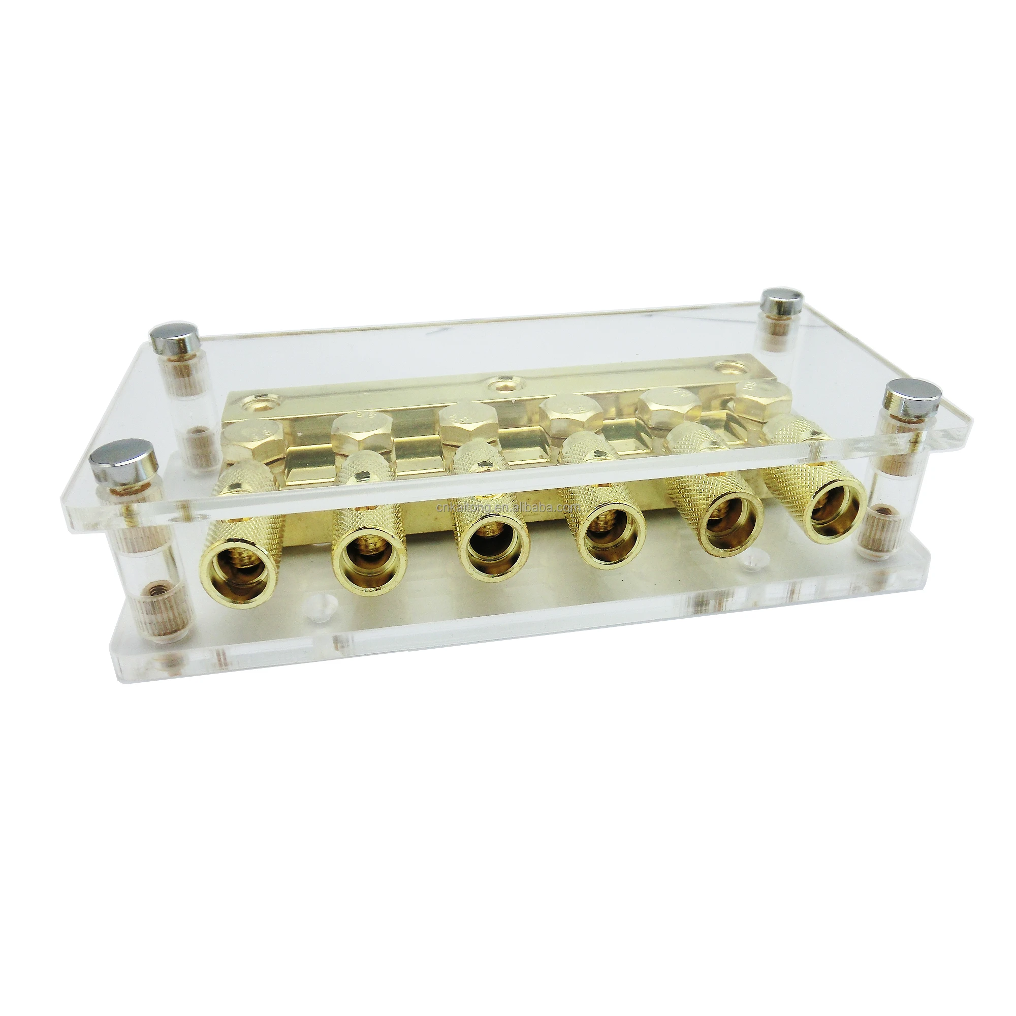 Distribution Blocks 0 2 4 Gauge Auto Audio 12v 100 200 400 Amp ANL 6 Fuse ANL Fuse Holder Box Block Used in Automotive Car Audio view 3