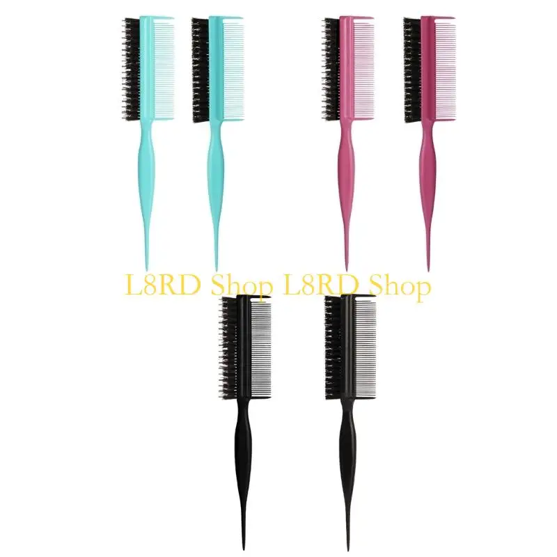 L8RD Salon Grade Hair Brush With Styling Comb For Shine And Volumizing