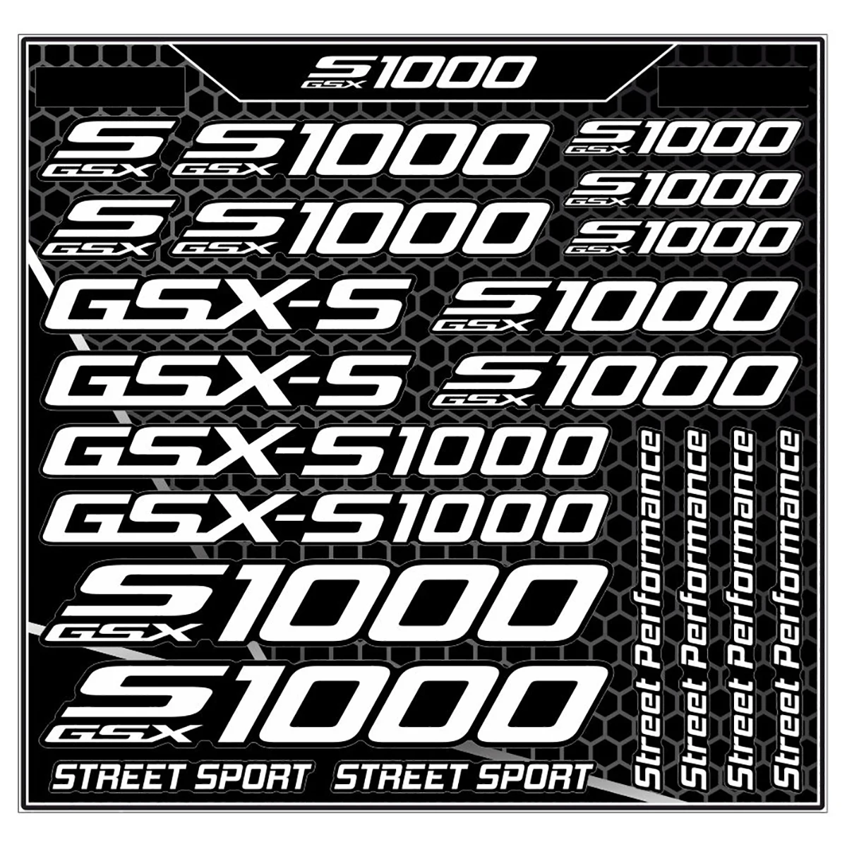 For Suzuki GSXS 1000 Sticker Decal GSX S1000 Logo Kit