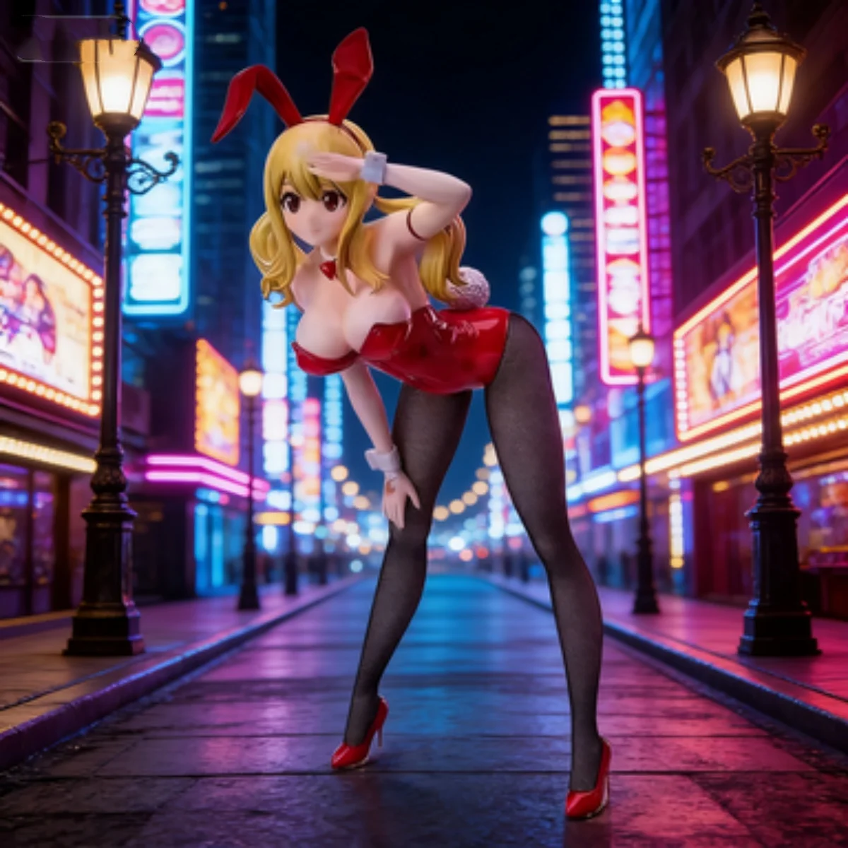 

Фигурка Луци Хартфилии в костюме кролика из FAIRY TAIL B-STYLE, жесткая ПВХ-статуэтка, аниме-модель, коллекционная игрушка для взрослых, подарок