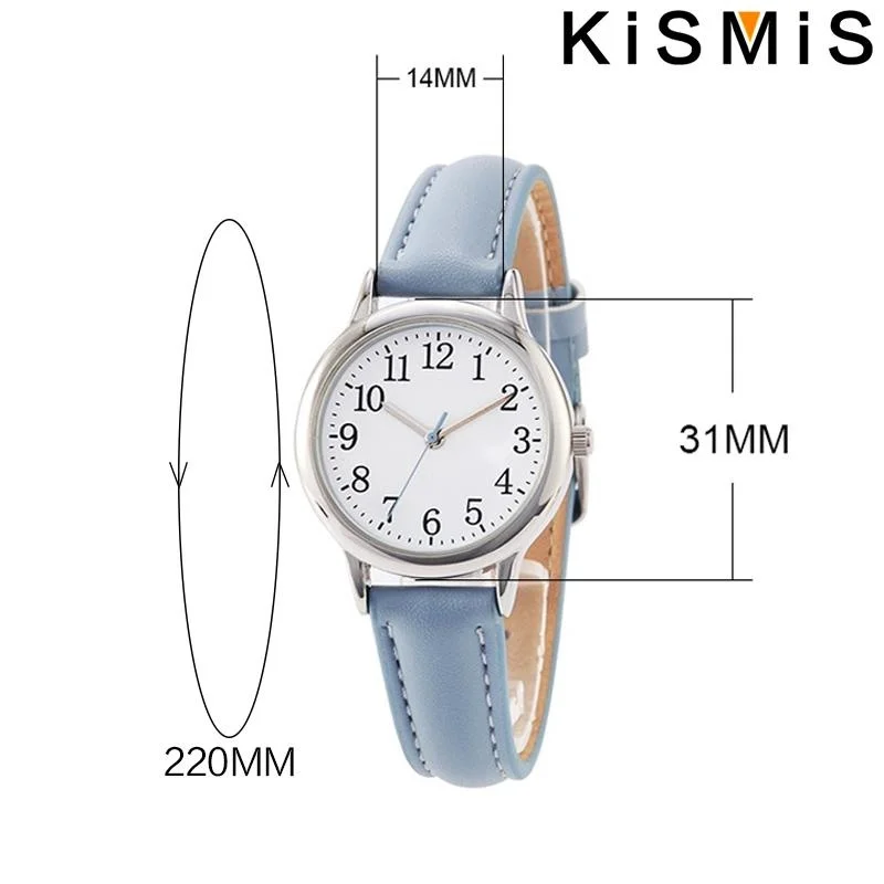 KISMIS  Women's Quartz Watch Fashion Movement Easy to Read  Numerals Simple Dial Thin Bracelet Watches image 6