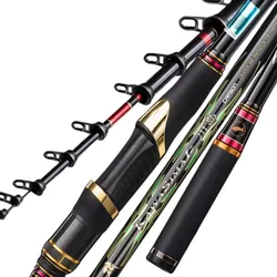 Anmanda-Rock Fishing Rod Ultra Light Ultra Soft Ocean Rock Fishing Pole High Carbon Hand Sea Telescopic Dualuse Rod 5m