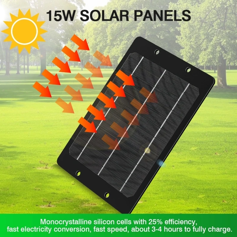 Solar Ventilation Fan with Panels and 125Mm, Air Circulation for Greenhouse Shed