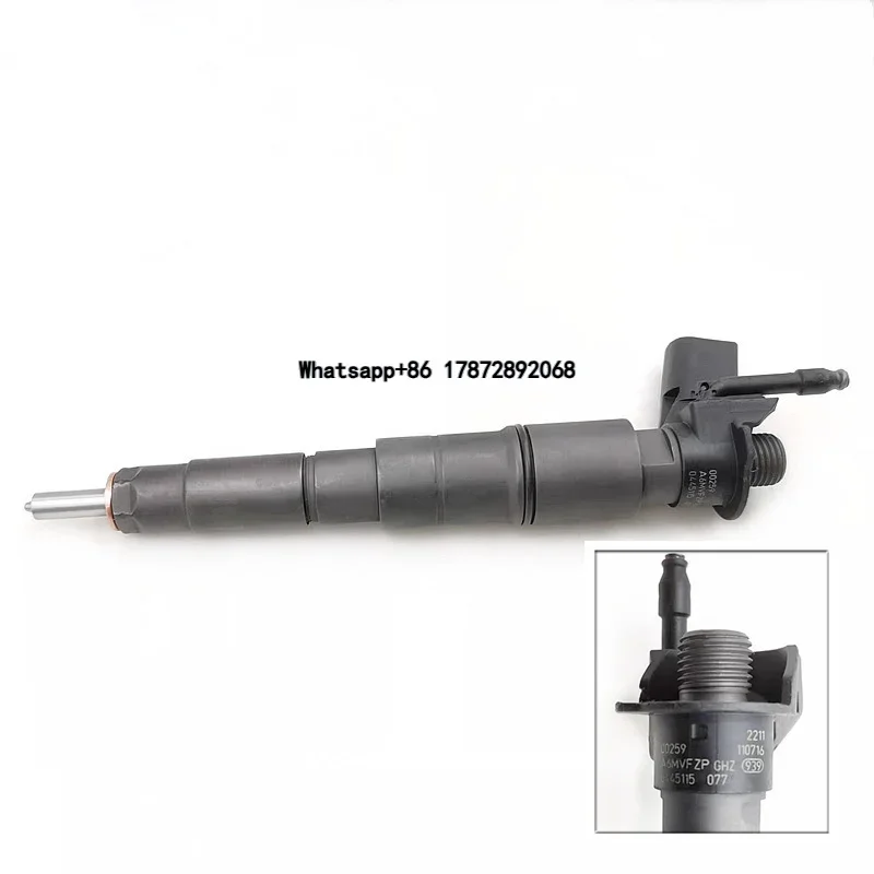 

0445115077 Common Rail Fuel Injector 0445115077 With Valve 0445115077