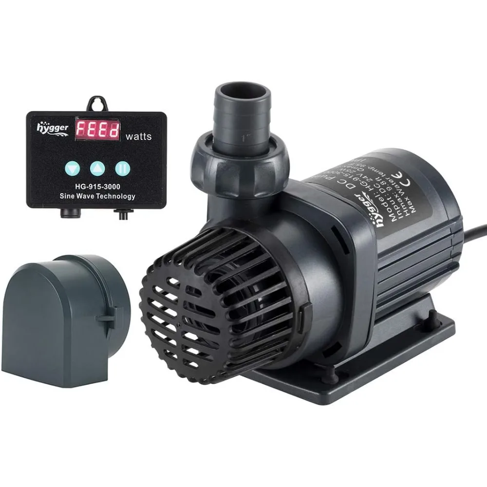 

Погружной насос для соленой воды 24В DC с контроллером для аквариумов и септиков, 2650 GPH