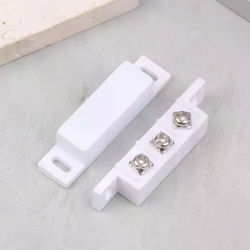 1 Pair NO NC Magnetic Door Window Contact Sensor Alarm High Sensitivity Open Closed Magnetic Contact Switch For Metal Reed Door