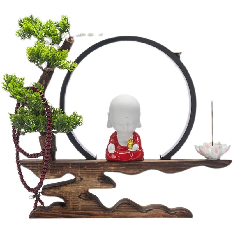 Portavelas de cascada, quemador de incienso en polvo de Agarwood, fuente difusora de aromaterapia, decoración del hogar, TY30XP de lujo