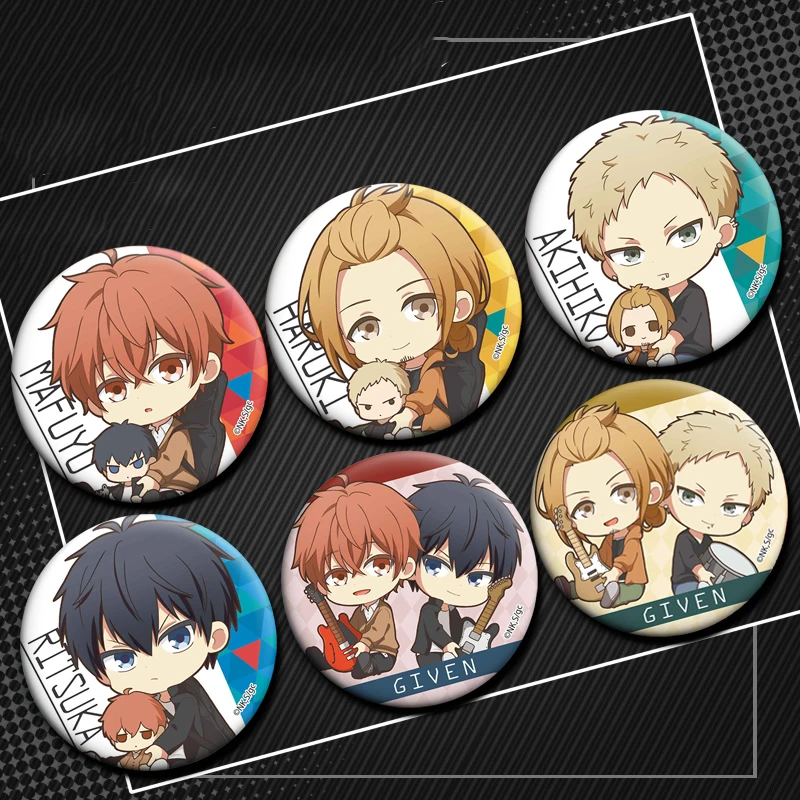 Аниме-персонаж-mafuyu-ritsuka-pin-haruki-akihiko-жесть-значок-мультфильм-броши-коллекция-фанатов-подарок-для-сумки-украшение-одежды