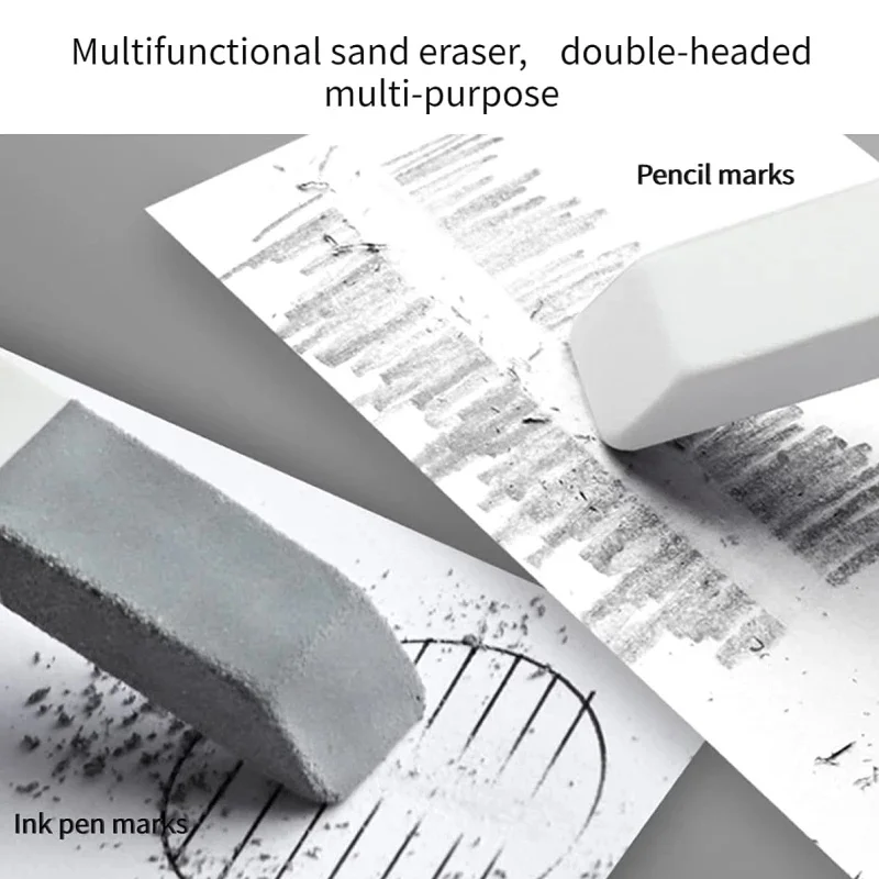 4 قطعة متجمد ممحاة مدرسة مكتب Traceless ماتي محايات قلم حبر القلم قلم رصاص الكتابة تصحيح الرمال ممحاة ثابتة
