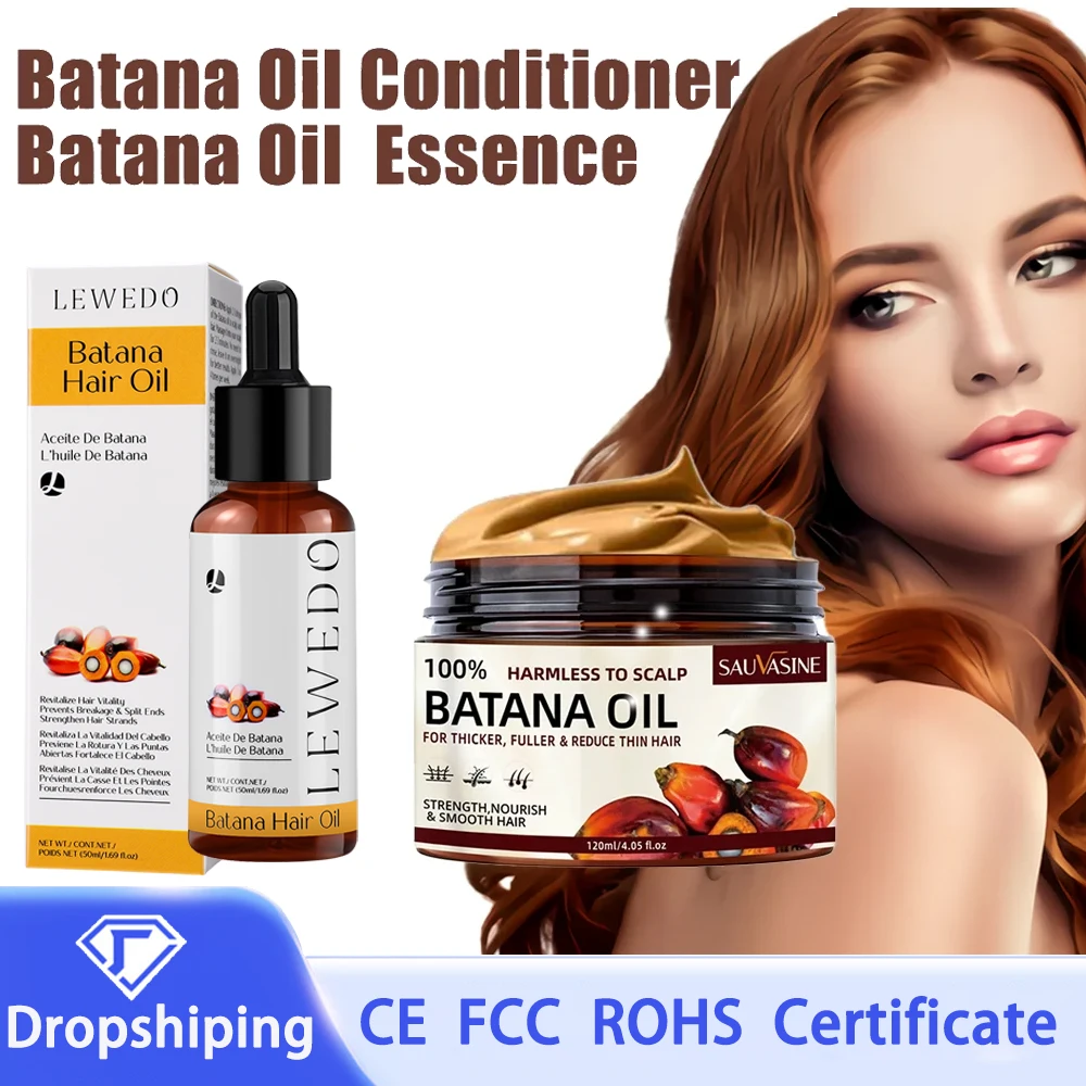 Batana Oil Conditioner 120ml Smooth Hair Essence Moisturizing Repair Hair Strengthening Hair Root Hair Care Hair Growth Healthie