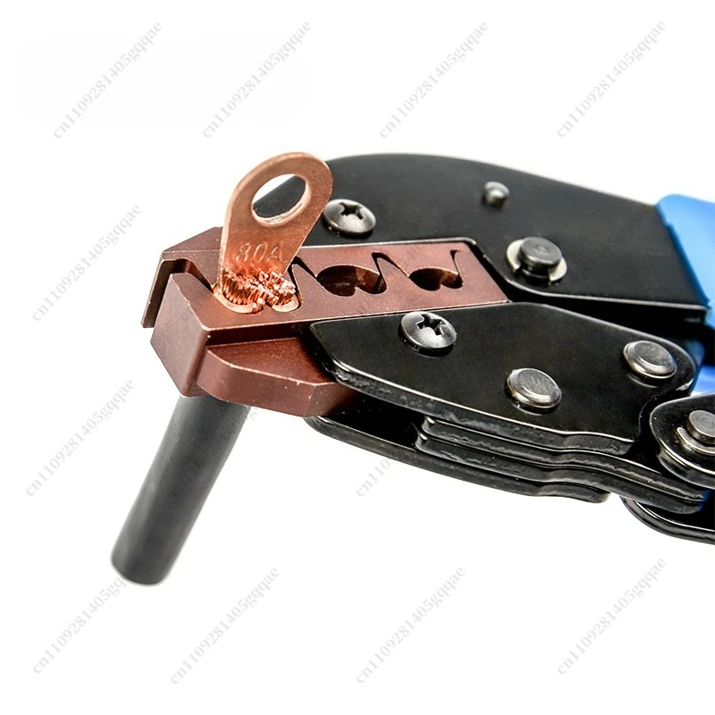 IWS-510/1030/20100/0560B/5100A/0546B/16/10WF HX-26B Offene Crimpzange für Kupfer- und Aluminiumkabelschuhe 5-100A – Detail 5