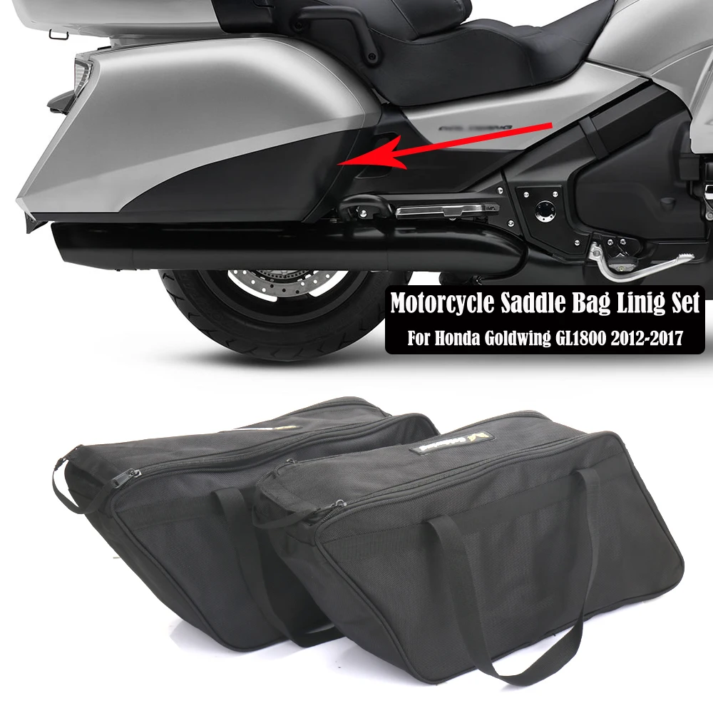 

New Motorcycle Trunk Side Luggage Storage Saddle Bag Liner Bag For Honda Goldwing Gold Wing GL 1800 GL1800 2012 - 2017