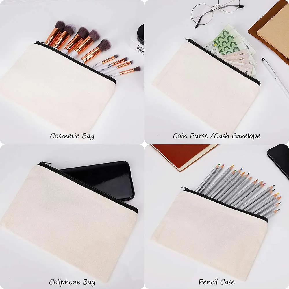 Cosmetic Bag Wedding Makeup Bags Toiletries Storage Pencil Bag Pink Flower Letter Print Organizer Wallet Clutch