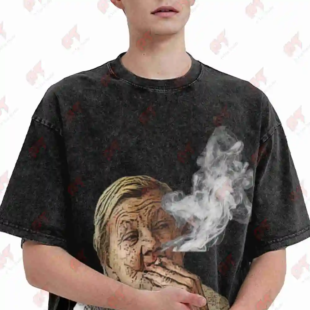 Raus Mit Die Viecher Karin Weihnachten Familie Witzig Vintage Washed Tee Pure Cotton T-Shirt
