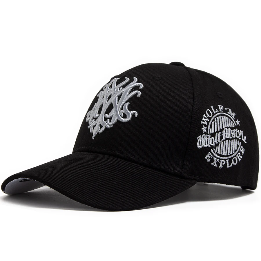 New Totem Embroidery Cotton Men Women Baseball Cap Hip Hop Hat Fashion Visor Sun Snapback Summer Outdoor Casual Caps For Flame