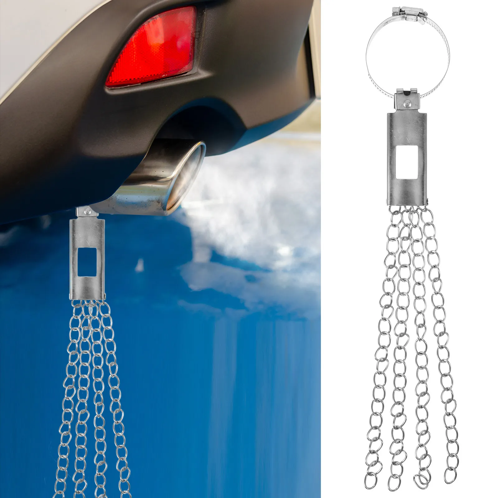 

2Pcs Car Anti Static Strap Solid Material Cable Efficient Static Electricity Discharge Automotive Ground Strap Wire