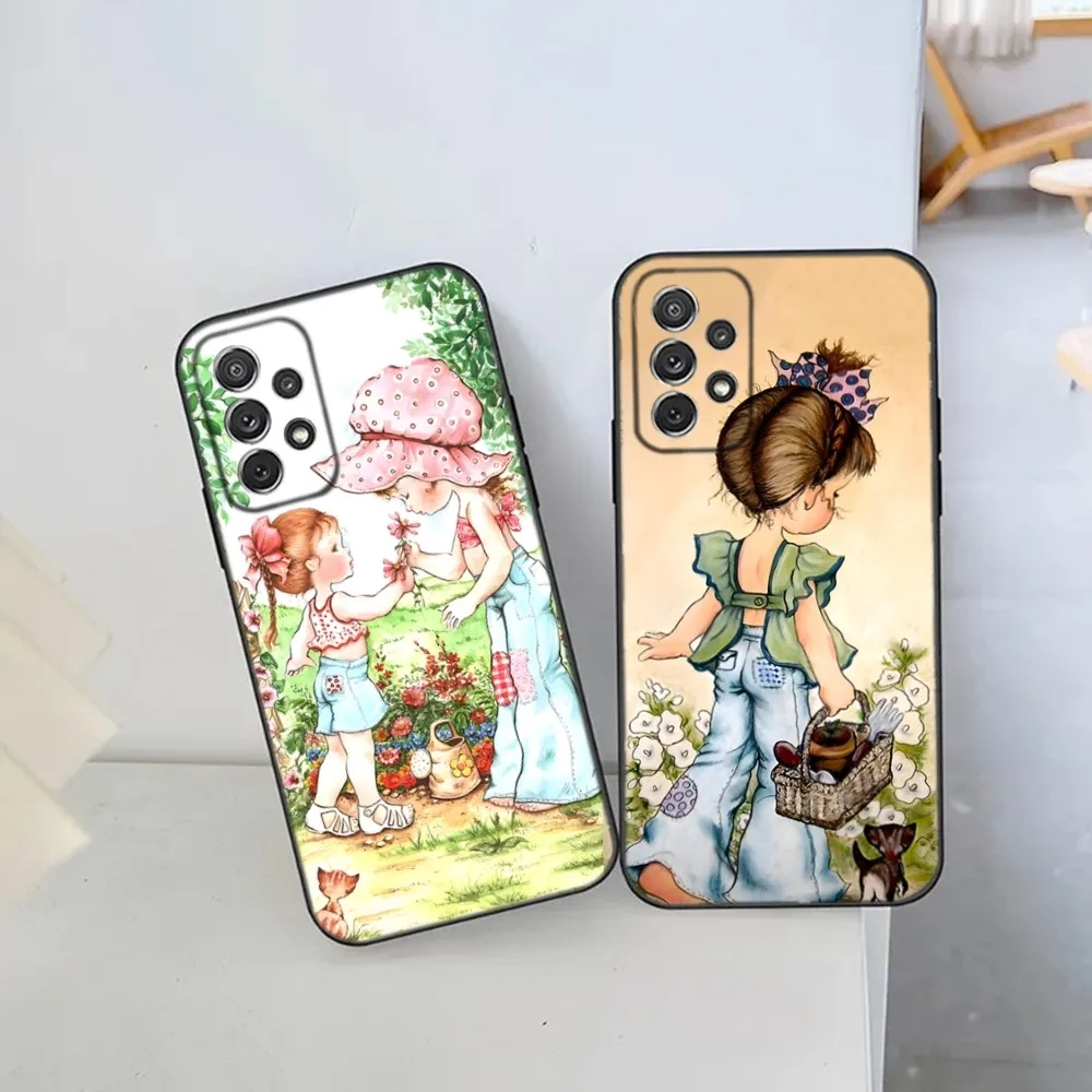 

Sarah Kay pattern Phone Case For Samsung S21,S22 Ultra,S20,S30 plus,S22 plus,S23,S30 ultra 5G Silicone Cover